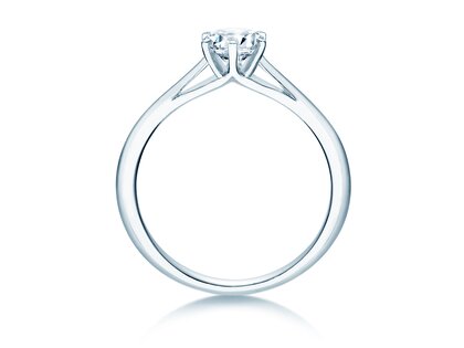 Verlobungsring Heaven 6 in 14K Weißgold mit Diamant 0,50ct H/SI