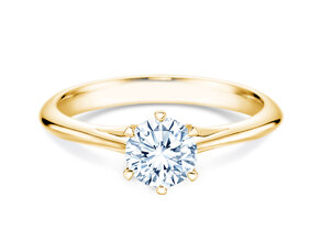 Verlobungsring Heaven 6 in 9K Gelbgold mit Diamant 0,75ct G/SI