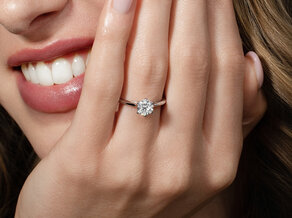 Verlobungsring Heaven 6 in 9K Gelbgold mit Diamant 1,00ct H/SI