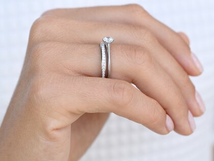 Verlobungsring Heaven 6 in 9K Gelbgold mit Diamant 0,75ct G/SI