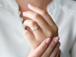Verlobungsring Heaven 6 in 14K Gelbgold mit Diamant 0,40ct H/SI