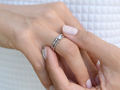 Verlobungsring Heaven 6 in 14K Gelbgold mit Diamant 0,40ct H/SI