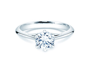 Verlobungsring Heaven 6 in 9K Weißgold mit Labordiamant 1,00ct E/VS