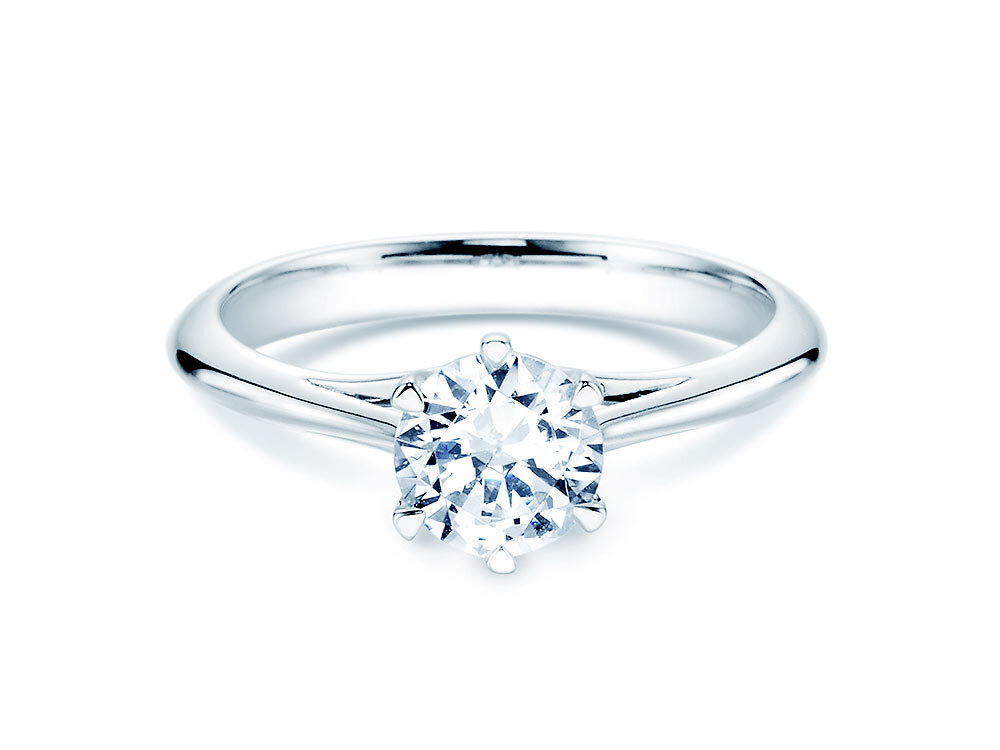 Verlobungsring Heaven 6 in 14K Weißgold mit Labordiamant 2,00ct D/IF