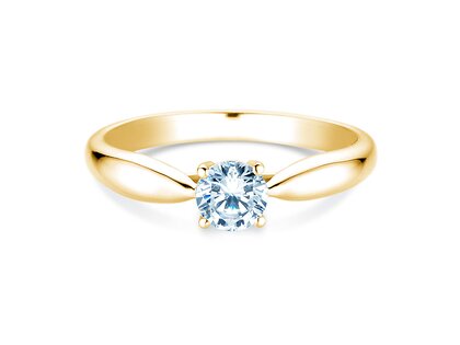 Verlobungsring Joy in 9K Gelbgold mit Labordiamant 0,25ct E/VS