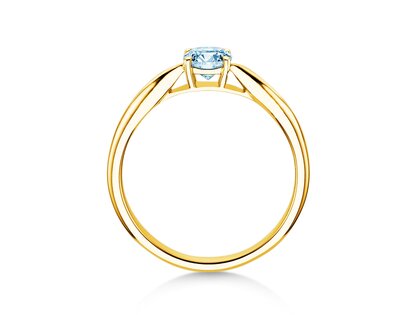 Verlobungsring Joy in 9K Gelbgold mit Labordiamant 0,25ct E/VS