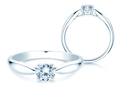 Verlobungsring Joy in Platin 950/- mit Diamant 0,25ct H/SI