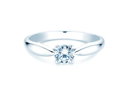 Verlobungsring Joy in 14K Weißgold mit Diamant 0,50ct G/VS