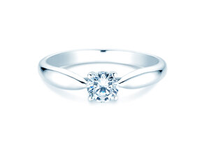 Verlobungsring Joy in 14K Weißgold mit Diamant 0,50ct G/VS