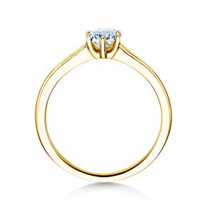 Verlobungsring Madison in 14K Gelbgold mit Labordiamant 0,50ct E/VS