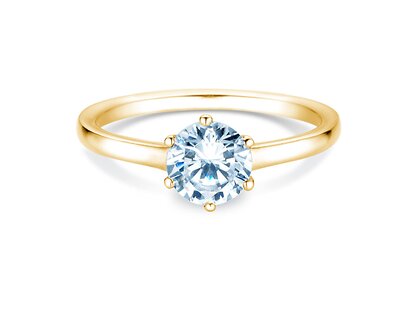 Verlobungsring Madison in 9K Gelbgold mit Diamant 1,00ct H/SI