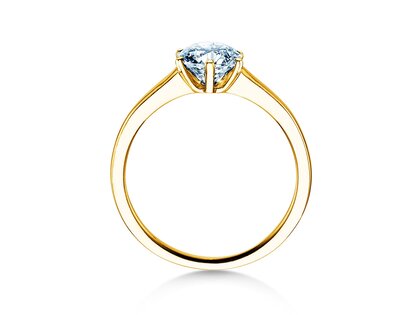 Verlobungsring Madison in 9K Gelbgold mit Diamant 1,00ct H/SI