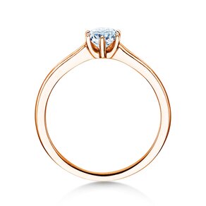 Verlobungsring Madison in 14K Roségold mit Diamant 0,50ct H/SI