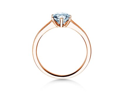 Verlobungsring Madison in 14K Roségold mit Diamant 1,00ct H/SI