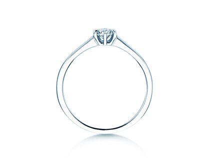 Verlobungsring Madison in Silber 925/- mit Labordiamant 0,15ct E/VS