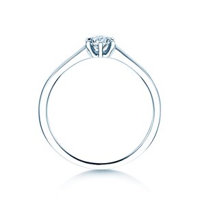 Verlobungsring Madison in Silber 925/- mit Labordiamant 0,15ct E/VS