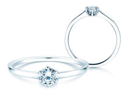 Verlobungsring Madison in Platin 950/- mit Diamant 0,25ct H/SI
