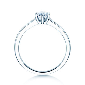 Verlobungsring Madison in 9K Weißgold mit Labordiamant 0,50ct E/VS