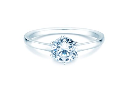 Verlobungsring Madison in 9K Weißgold mit Diamant 1,00ct H/SI