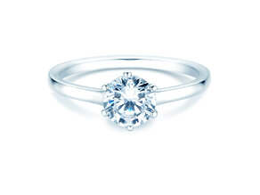 Verlobungsring Madison in 9K Weißgold mit Diamant 1,00ct H/SI
