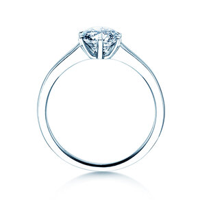 Verlobungsring Madison in 9K Weißgold mit Diamant 1,00ct H/SI