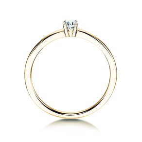 Verlobungsring Modern Petite in Gelbgold