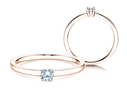Verlobungsring Modern Petite in Roségold