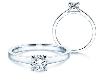 Verlobungsring Modern in Platin
