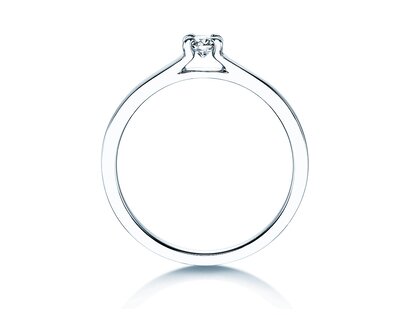 Verlobungsring Modern in Platin
