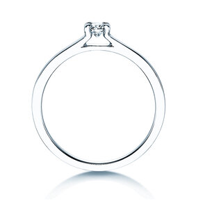 Verlobungsring Modern in Platin