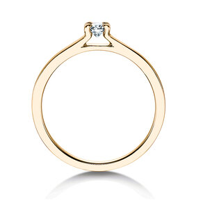 Verlobungsring Modern in Gelbgold