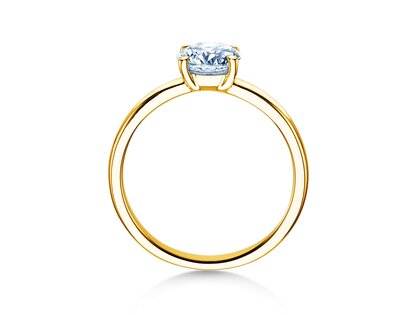 Verlobungsring Pure in 9K Gelbgold mit Diamant 2,00ct H/SI