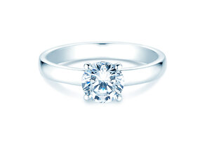 Verlobungsring Pure in 14K Weißgold mit Diamant 2,50ct G/VS