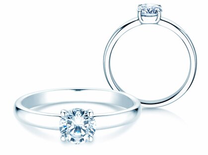 Verlobungsring Pure in Platin 950/- mit Diamant 0,75ct G/SI