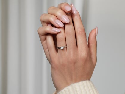Verlobungsring Romance in 9K Gelbgold mit Diamant 0,50ct G/SI
