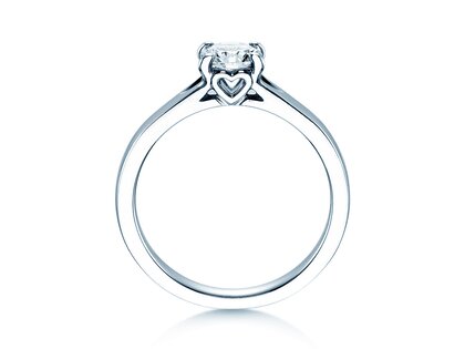 Verlobungsring Romance in 18K Weißgold mit Labordiamant 0,75ct E/VS