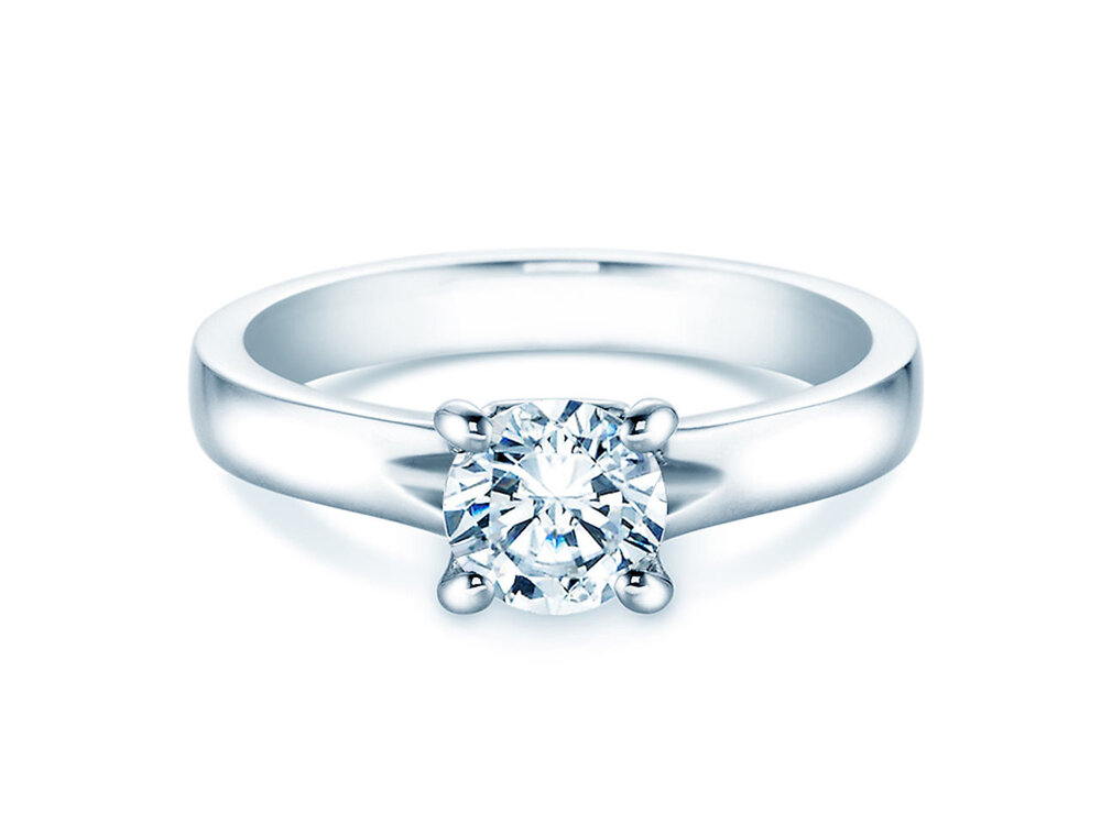Verlobungsring Romance in 14K Weißgold mit Diamant 2,00ct G/SI