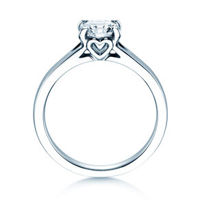 Verlobungsring Romance in 14K Weißgold mit Diamant 2,50ct H/SI