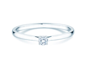 Verlobungsring Surprise in Silber 925/- mit Diamant 0,10ct H/SI