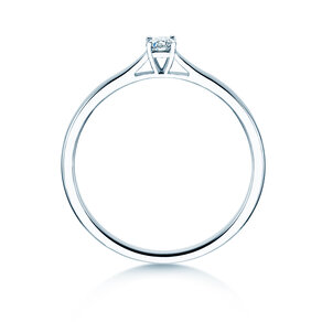 Verlobungsring Surprise in Silber 925/- mit Diamant 0,10ct H/SI