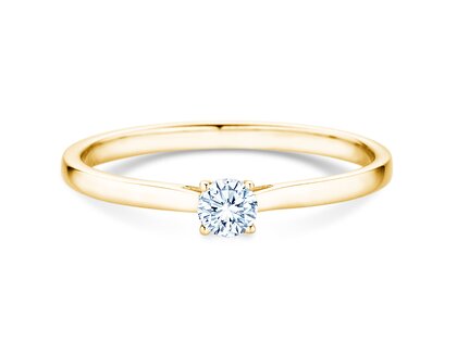 Verlobungsring Surprise in 9K Gelbgold mit Labordiamant 0,15ct E/VS