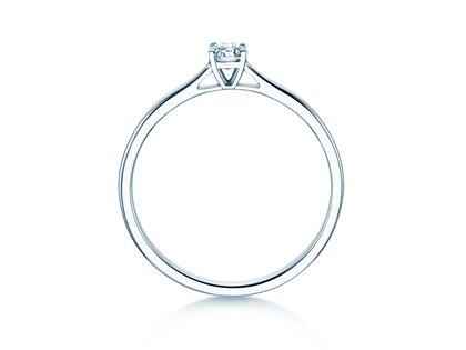 Verlobungsring Surprise in Silber 925/- mit Labordiamant 0,15ct E/VS