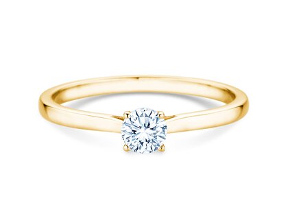 Verlobungsring Surprise in 14K Gelbgold mit Diamant 0,30ct G/SI