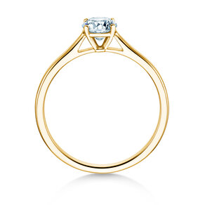 Verlobungsring Surprise in 14K Gelbgold mit Labordiamant 0,50ct E/VS