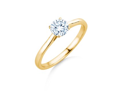 Verlobungsring Surprise in 18K Gelbgold mit Diamant 0,60ct G/SI