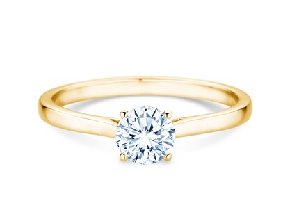 Verlobungsring Surprise in 18K Gelbgold mit Diamant 0,60ct G/SI