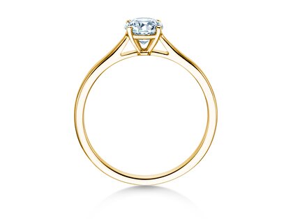 Verlobungsring Surprise in 18K Gelbgold mit Diamant 0,60ct G/SI