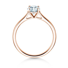 Verlobungsring Surprise in 18K Roségold mit Labordiamant 0,75ct E/VS