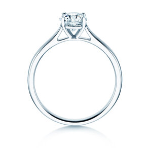 Verlobungsring Surprise in 18K Weißgold mit Labordiamant 0,75ct E/VS