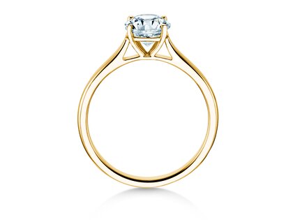 Verlobungsring Surprise in 9K Gelbgold mit Diamant 1,00ct H/SI